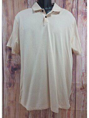 Nike Mens Golf Dri-Fit Standard Fit Pink Polo XL